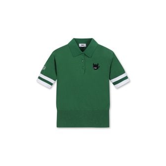 왁 THE ORIGINAL Women WAACKY Knit Polo_WWWAX24230GRX