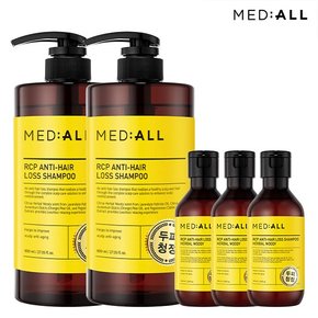 두피청정 탈모샴푸 800ml 2개+100ml 3개