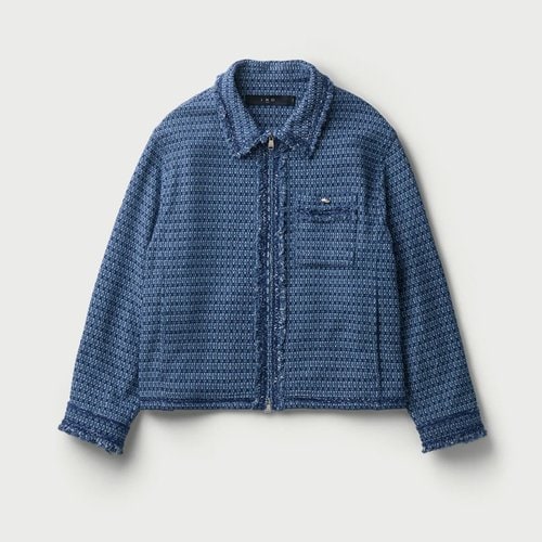 [여주점] 남성 Bascule 트위드 데님 자켓 IQJAA25706BUL