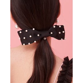 Pearl handmade ribbon Hairpin