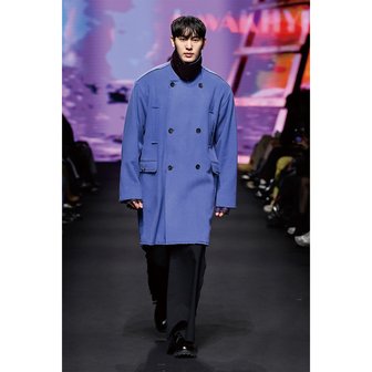 곽현주컬렉션 25FW BLUE HIGH NECK COAT