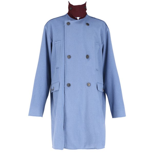 25FW BLUE HIGH NECK COAT