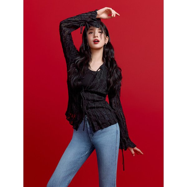 [SUZY] 크리즈 블라우스 YQ2W1251