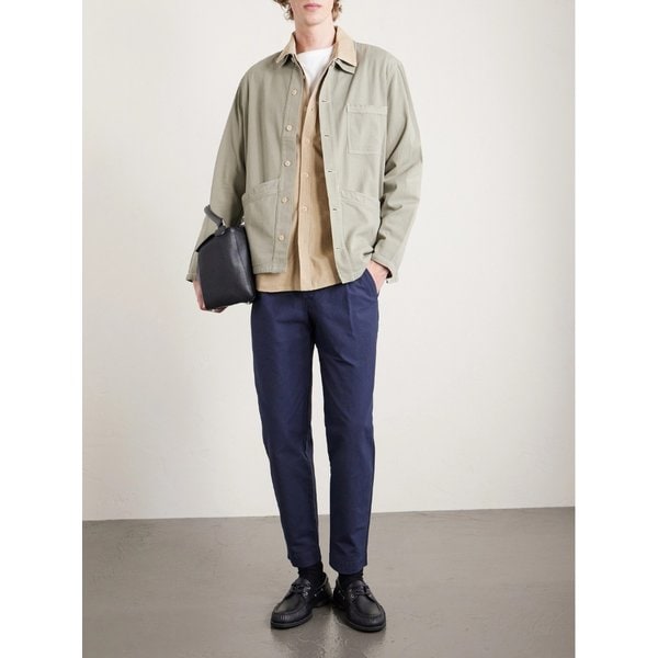 어셈블리 슬림핏 플리츠 코튼 트윌 팬츠 46376663162945659