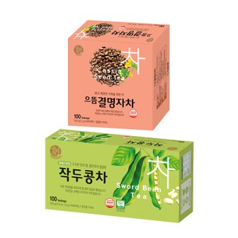  송원 작두콩차 100T +으뜸 결명자차 100T (200T)