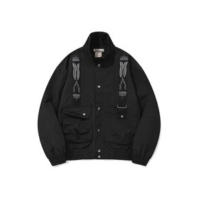 Heritage nylon work jacket / Black