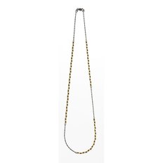 루마카 옐로블랙 네크리스, Lumaca Yellow & Black Necklace, 14k yellow gold, black gold