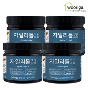 핀란드산 자일리톨 가루 크리스탈 300g 4통