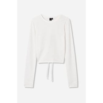 JAAH 백 홀 스트링 롱 슬리브 J916202504001