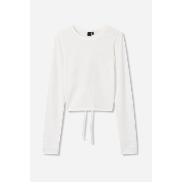 백 홀 스트링 롱 슬리브 J916202504001