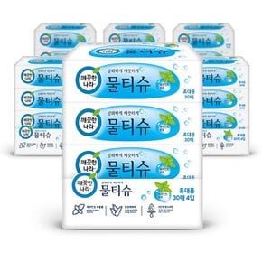 여행용 물티슈 30매 4입 6팩