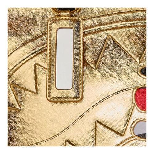 스프레이그라운드 토트백 T9345 SHARKS IN PARIS GOLD DRIP BROWN