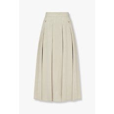 [지컷25S/S]백 밴딩 플리츠 나일론 스커트(7255135301)