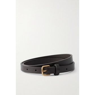 더로우 텍스처 가죽 다크 브라운 벨트 46376663163011481