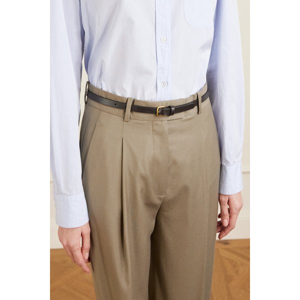 텍스처 가죽 다크 브라운 벨트 46376663163011481