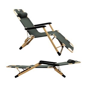 싸파 빅헌터 캠핑 접이식 야전침대 의자 카키그레이
