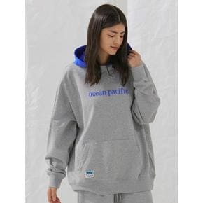 NYLON HOODED SWEAT SHIRT [MELANGE]