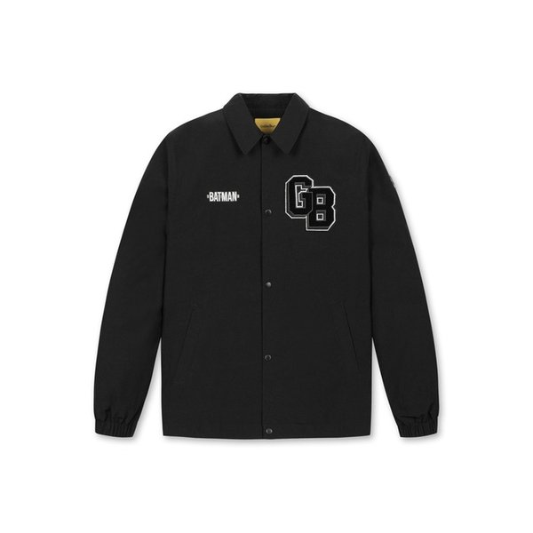 (M)(GOLDENBEAR X BATMAN) 로고 코치 자켓 G4UAW25011BKX
