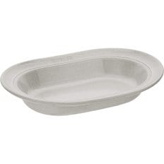 staub [ 25cm ] Ceramic Plate 40508-030 스토우브 타원형 플레이트 캄파뉴 카레 접시 타원 접시