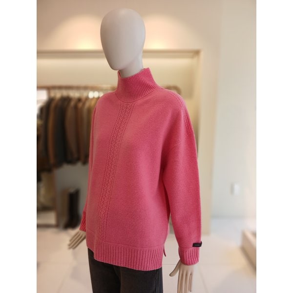 [여주점] 씨씨콜렉트 하이넥케이블짜임니트 E254ksk126