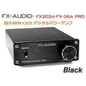 FX-AUDIO- FX202AFX-36A PRO『블랙』TDA7492PE 디지털 앰프 IC 탑재 스테레오 파워 앰프