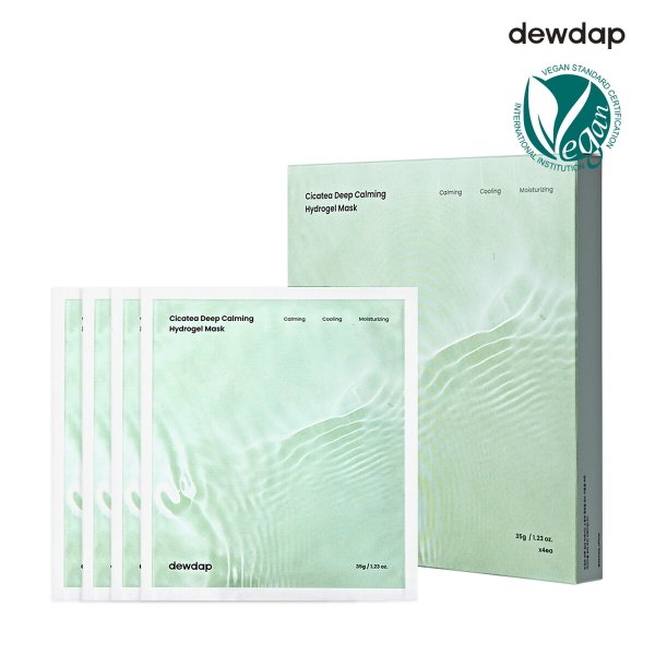듀댑 시카티 딥 카밍 하이드로겔 마스크 35g x 4ea