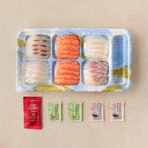 [냉장] 삼색모둠회 (360g/팩) (연어, 광어, 참돔)