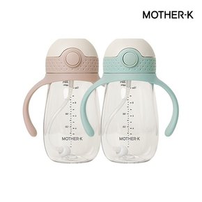 [1+1] 트라이탄 허그 추 빨대컵 300ml+300ml (색상선택) 보관뚜껑 GIFT