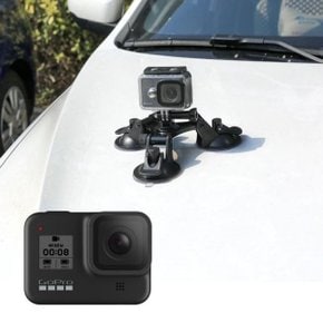 GOPRO HERO 8 자동차 유리 3 석션컵 고정 마운트_W4CE859