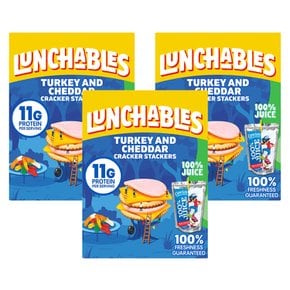 Lunchables 런처블 터키 앤 체다 치즈 크래커 스태커 밀키트 9.2oz(260g) X 3팩