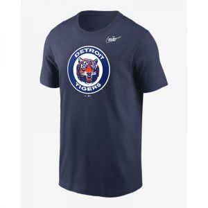 나이키 Cooperstown 로고 MLB 디트로이트 타이거 호랑이s 남성 반팔 티셔츠 N19944BD61-GDO