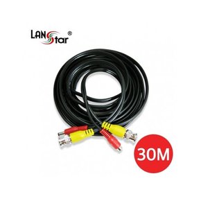 고화질 동축케이블, 30M, RG59 BNC M/M, Power M/F