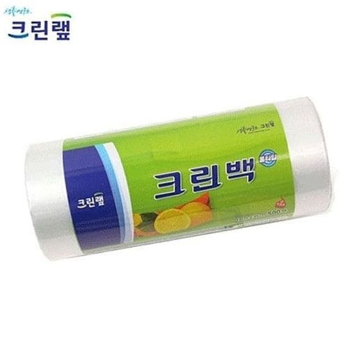 크린랩 크린 롤백 일회용 위생백 비닐 17x25x500매