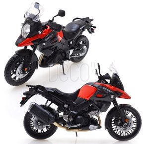 1:12 스즈키 V-Strom 오토바이 미니카 피규어