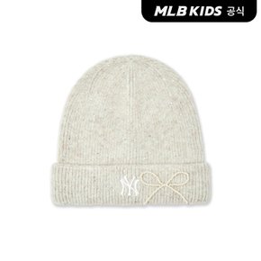 (공식)26FW 샤인 비즈 리본 비니 NY (Cream) 7FBNB1466-50CRS
