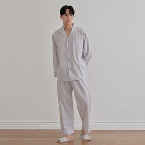 남성 국내산 면혼방 9부 잠옷 상하세트 달콤 CP 파자마