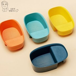 컬러풀 미니 배수바구니 물빠짐 채반 음식물 거름망