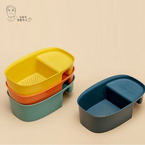 컬러풀 미니 배수바구니 물빠짐 채반 음식물 거름망