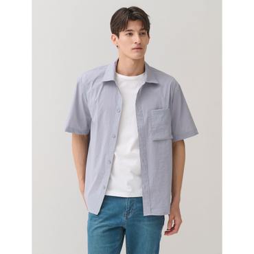 갤럭시라이프스타일 [三無衣服] 경량 반팔 셔츠  그레이 (GC4365S123)