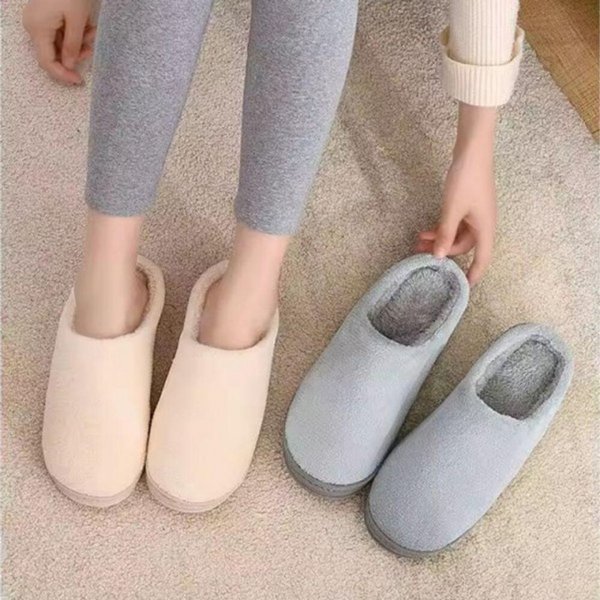 [옷자락] 남성 여성 극세사 포근 퍼 겨울 데일리 실내화