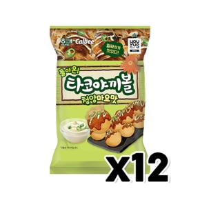 유어스 타코야끼볼 청양마요맛 봉지스낵 60g x 12개