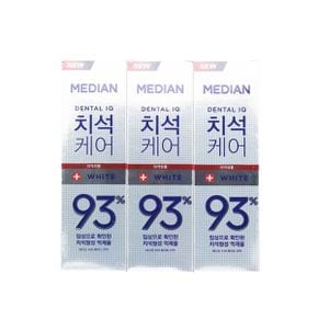 BTM 메디안 치석케어 치약 기획 화이트 120gx3