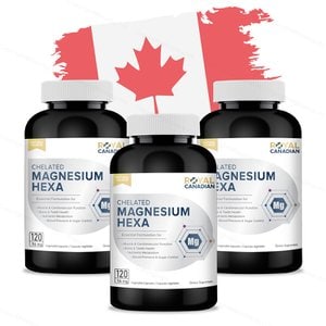  로얄캐네디언 캐나다 킬레이트 마그네슘 헥사 120캡슐x3통