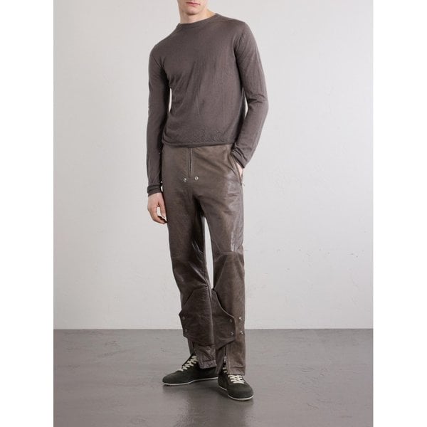 모토팬츠 스트레이트 레그 패널 가죽 바지 46376663162963302