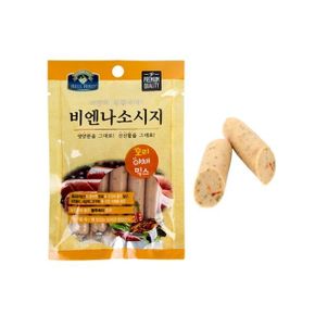 오리야채믹스 비엔나소시지 소프트간식 애견간식 5p X ( 5매입 )