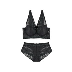 Muse Comfort-Volume Bralette Set(Black)