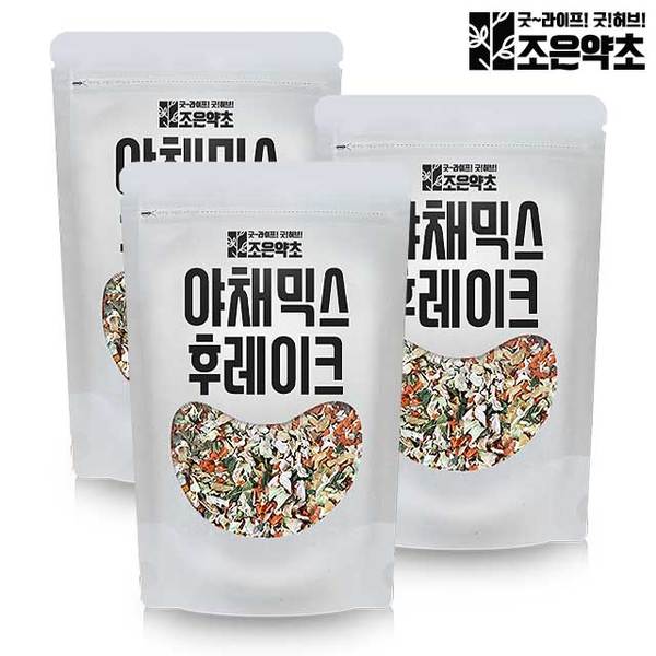 야채 믹스 후레이크 300g 라면 우동 건더기 스프 분태 x 3