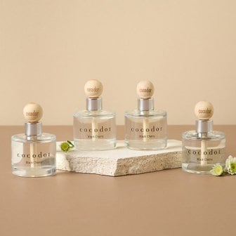 코코도르 차량용 우드볼 디퓨저 50ml X 4개