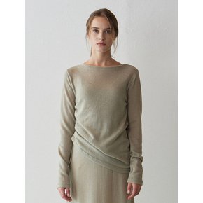 STRING SHEER KNIT T(3COLORS)