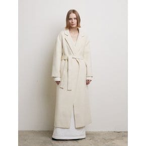 HANDMADE ROBE LONG COAT [IVORY]